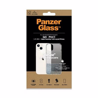 PanzerGlass ClearCase antibakterinis dėklas telefonui su Military Grade sertifikatu iPhone 13 / 14 / 15 - permatomas