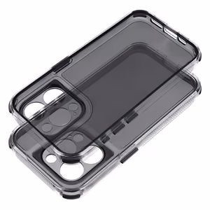Чехол для iPhone 14 Matrix Clear чёрный