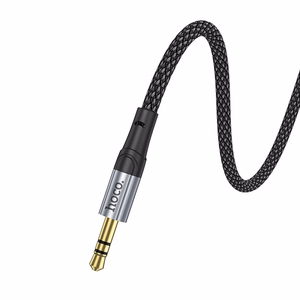 AUX laidas Jack 3,5 mm į Jack 3,5 mm Hoco 1 m UPA26 juodas