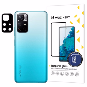 Wozinsky Pilnas kameros stiklas 9H pilnas kameros grūdintas stiklas Xiaomi Redmi Note 11 kamera (KINAS)