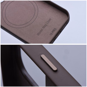 WOVEN MAG COVER dėklas suderinamas su MagSafe IPHONE 13 Pro - šviesiai rudas