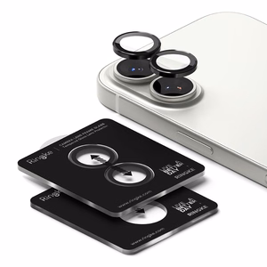 Ringke Kameros Rėmo Apsauga 2 rinkinys telefonui iPhone 17 - juodas