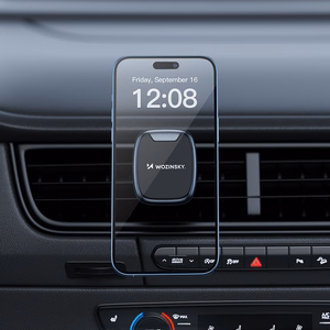 Wozinsky WUMTK magnetinis telefono laikiklis automobilio oro angai - juodas