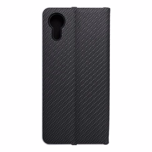 LUNA Book Carbon dėklas telefonui SAMSUNG Xcover 7 juodas