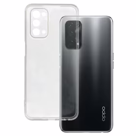 Itin plonas 1mm dėklas telefonui Oppo A54 5G/A74 5G/A93 5G permatomas