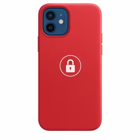 Dėklas "Silicone Case v2" skirtas iPhone 12 (12 Pro) / Red Product / su įpakavimu