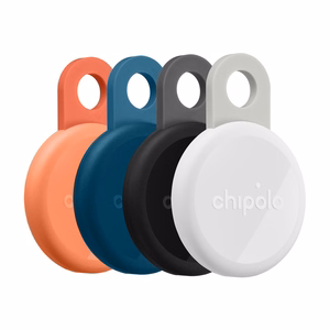 Chipolo LOOP – įkraunamas Bluetooth sekiklis su silikoniniu kilpeliu iOS & Android, 4col_Charcoal_Chalk_Navy_Coral