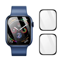 DUX DUCIS apsauginis LCD PMMA stiklas su rėmeliu Apple Watch 10 42 mm, juodas