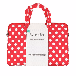 Wonder Dėklas nešiojamam kompiuteriui 13–14 colių raudonas polka-dot