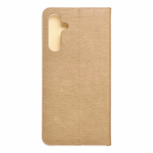 LUNA Book Gold dėklas telefonui SAMSUNG A15 4G / A15 5G auksinis