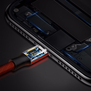 Kabelis Baseus Yiven Lightning - USB-A 180 cm (raudona)