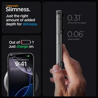 Spigen Liquid Crystal MagSafe dėklas iPhone 16 Pro Max - skaidrus