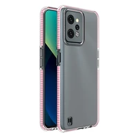 Spring Case Realme C31 silikoninis dėklas su rėmeliu šviesiai rožinis