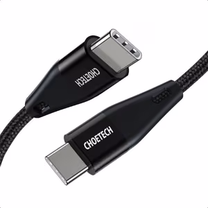 USB laidas Choetech XCC-1003 juodas Type-C / Type-C 120cm