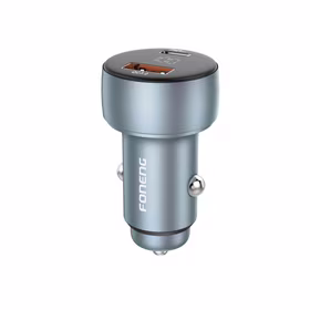 Automobilinis įkroviklis Foneng C18 48W USB-C/USB-A pilkas