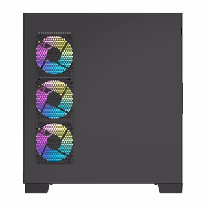 Kompiuterio korpusas DarkFlash K430 + 6 ventiliatoriai (juodas)