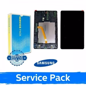 LCD Display Compatible With Samsung T590 / T595 Tab A 10.5&amp;#039;&amp;#039; Black With Frame (Service Pack)