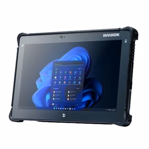Durabook R11 – rugged 11.6-inch sunlight-readable 1000-nit tablet, 1920 × 1080, Intel Core i5-1235U, 16 GB RAM, 256 GB, 4G LTE, GPS, RF pass-through, Wi-Fi, 2/11 MP cameras, Bluetooth 5.3, Windows 11 Pro, black