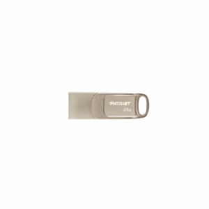 Patriot Memory Tab T560 64GB USB atmintukas Dual USB 120MB/s (PS64GT560DS5D) Sidabras