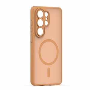 Mag Matt dėklas Samsung Galaxy S25 Ultra rudas