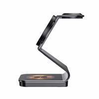 "Tech-Protect QI15W-A29" 3-in-1 indukcinis įkroviklis su "MagSafe" išmaniesiems telefonams / "Apple Watch" / "AirPods" - juodas