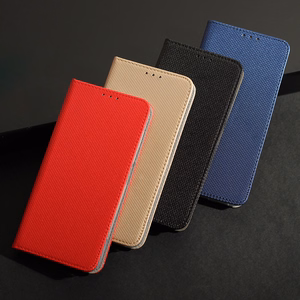 Dėklas Smart Magnet Xiaomi Redmi Note 9S/Note 9 Pro juodas