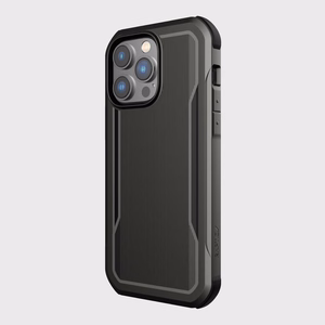 Raptic X-Doria Fort dėklas iPhone 14 Pro Max su Magnetine šarvuota juoda danga