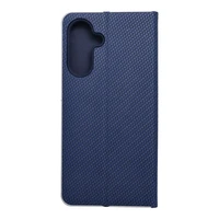 Dėklas telefonui LUNA Book Carbon skirtas SAMSUNG A17 mėlynas