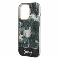 Guess Jungle Collection dėklas telefonui iPhone 14 Pro Max - žalia