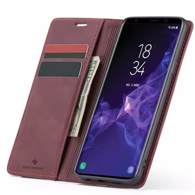 Spacecase piniginės dėklas Galaxy S9+ raudonas