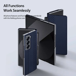 DUX DUCIS dėklas BRIL su rašiklio laikikliu skirtas SAMSUNG Z Fold SE/W25 mėlynas