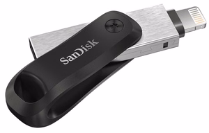 SanDisk iXpand USB atmintinė 64 GB USB Type-A / Lightning 3.2 Gen 2 juoda, sidabrinė