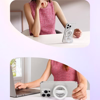 Joyroom JR-ZS500 magnetinis žiedas, suderinamas su MagSafe laikikliu - baltas