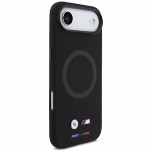 BMW M Silicon Logo MagSafe Dėklas for iPhone Air - juodas