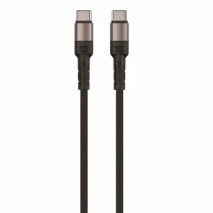 "Setty" kabelis USB-C - USB-C 100W 1,0 m KSL-02 juodas JO
