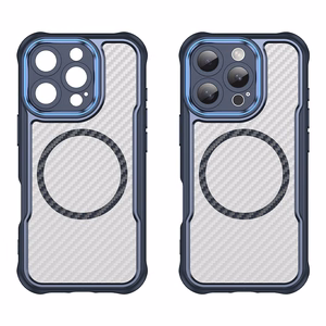 Leading Series MagSafe Silikoninis dėklas telefonui iPhone 16 Pro - mėlynas