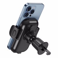 JELLICO automobilinis laikiklis su belaidžiu krovimu W6 15W Juodas