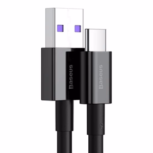 USB kabelis Baseus Superior iš USB į Type-C 66W 1.0m juodas CATYS-01