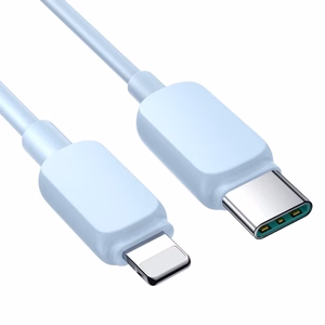 Joyroom Multi-Color Series A14 USB-C / Lightning 20W kabelis 1.2 m - mėlynas