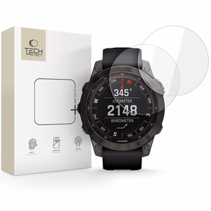 Tech-Protect Glass Fit+ 2-pack grūdintas stiklas Garmin Fenix 7 / 7 Pro - skaidrus