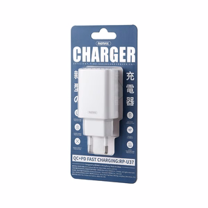 Įkroviklis Remax RP-U37 20W USB-C/USB-A baltas