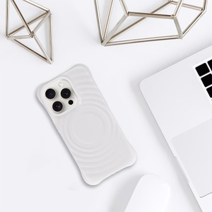 Tel Protect Wave Magnetinis dėklas telefonui Iphone 15 Pro balta