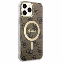 Guess GUHMP13XH4STW iPhone 13 Pro Max 6.7" rudas/rudas kietas dėklas 4G MagSafe