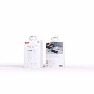 XO sieninis įkroviklis CE19 QC 18W 1x USB, baltas + USB-C laidas