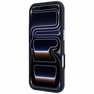 BMW Sign Inclined Deboss Letters dėklas, skirtas iPhone 18 Pro Max / 17 Pro Max, suderinamas su MagSafe – mėlynas