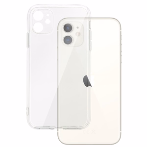 Galinis dėklas 2 mm iPhone 12 skaidrus