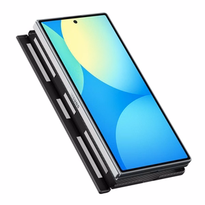 Spigen AirSkin Aramid MagFit MagSafe dėklas, skirtas „Samsung Galaxy Z Fold 8 Ultra“ – juodas