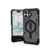 UAG Pathfinder Clear MagSafe Dėklas iPhone 17 - Juodas and Gray