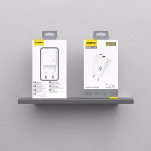 Dudao A27TEU PD 30W GaN USB-A USB-C Wall Įkroviklis - Baltas