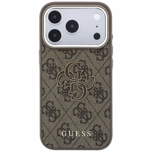 Dėklas, skirtas iPhone 18 Pro / 17 Pro: (Big Resin Logo 4G), spalva – ruda